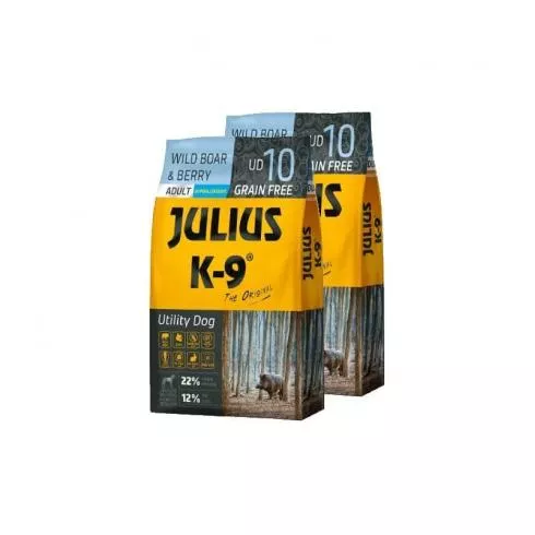 Julius K-9 Adult Wild Boar & Berry (Ud11) 2x3kg