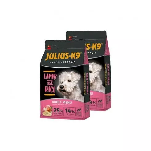 Julius K9 Hypoallergenic Lamb and Rice Adult 2x12kg