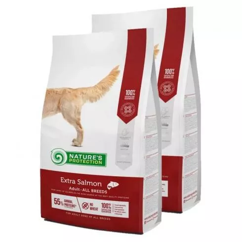 Natures Protection Dog Extra Salmon Mini 2x2kg