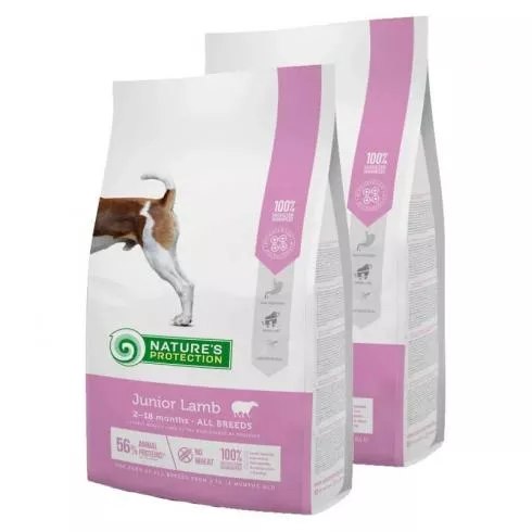 Natures Protection Dog Junior 2-18 hónap Lamb 2x2kg