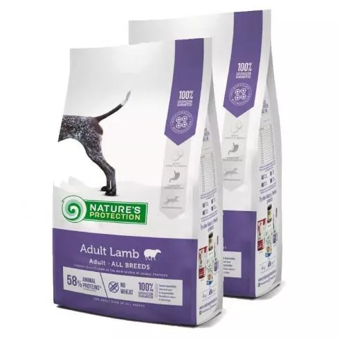 Natures Protection Dog Adult Lamb 2x4kg