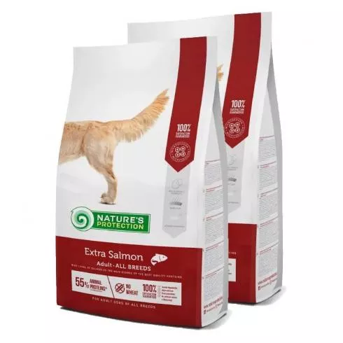 Natures Protection Dog Extra Salmon 2x2kg