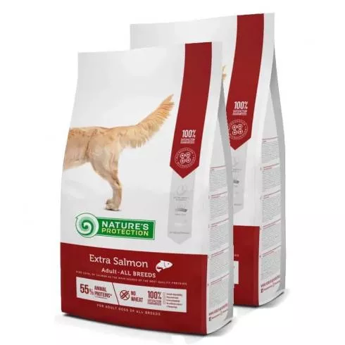 Natures Protection Dog Extra Salmon 2x12kg