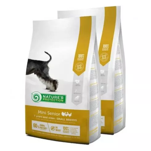 Natures Protection Dog Senior Poultry Mini 2x2kg