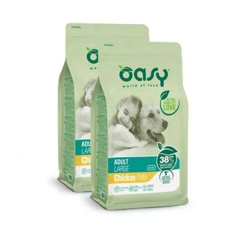 Oasy Dog Lifestage Adult Large 2x12kg