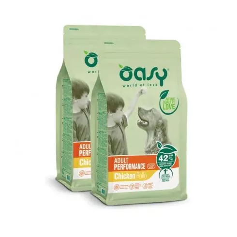 Oasy Dog Lifestage Adult Performance 2x12kg