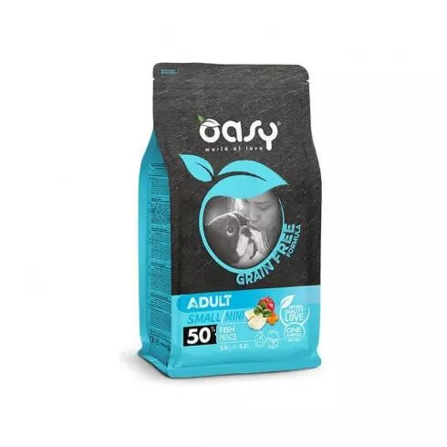 Oasy Dog GF Adult Small/Mini Fish 800g