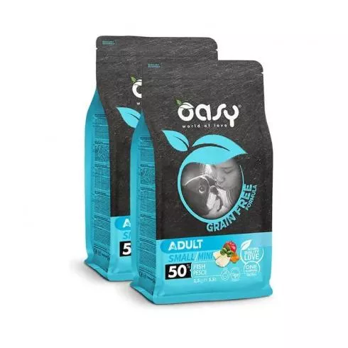 Oasy Dog GF Adult Small/Mini Fish 2x2,5kg