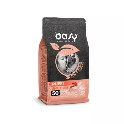 Oasy Dog GF Puppy Small & Mini Turkey 2,5kg