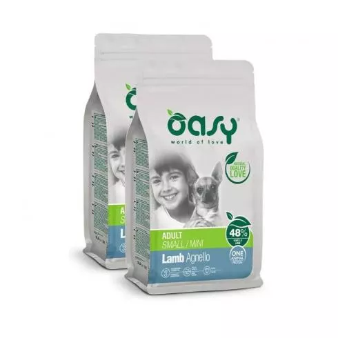 Oasy Dog OAP Adult Small/Mini Lamb 2x2,5kg