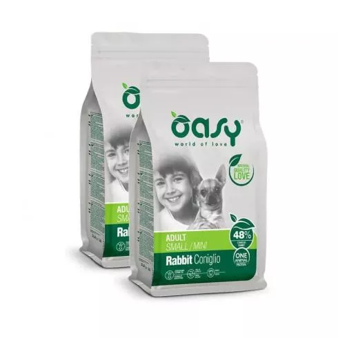 Oasy Dog OAP Adult Small/Mini Rabbit 2x2,5kg