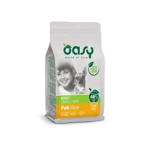 Oasy Dog OAP Adult Small/Mini Pork 800g