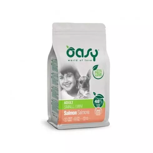 Oasy Dog OAP Adult Small/Mini Salmon 800g