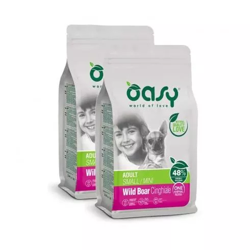 Oasy Dog OAP Adult Small/Mini Wild Boar 2x2,5kg