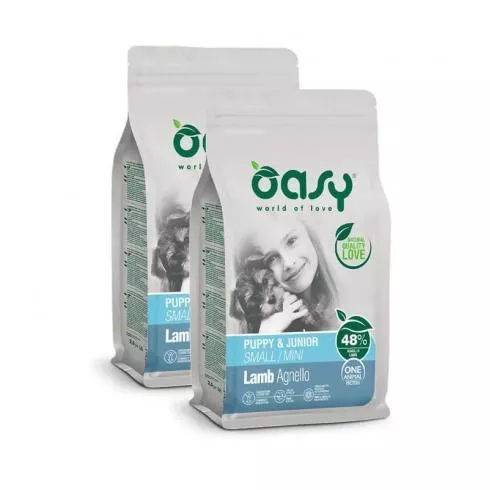 Oasy Dog OAP Puppy Small/Mini Lamb 2x2,5kg