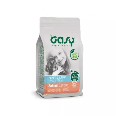 Oasy Dog OAP Puppy Small/Mini Salmon 800g