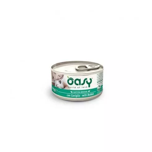 Oasy Cat Konzerv Tasty Mousse Rabbit 85g