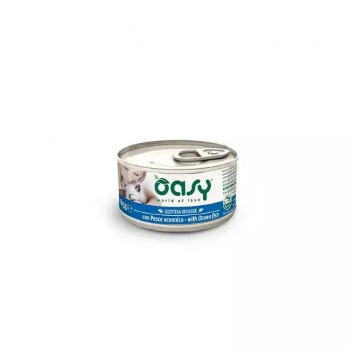 Oasy Cat Konzerv Tasty Mousse Oceanic Fish 85g