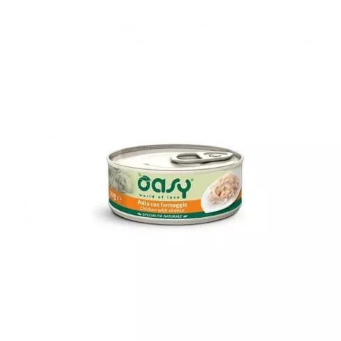 Oasy Cat Konzerv Natural Chicken & Cheese 70g