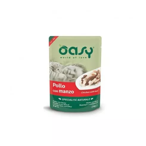 Oasy Cat Alutasak Natural Chicken & Beef 70g