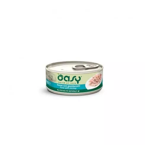 Oasy Cat Konzerv Natural Tuna & Shrimp 70g