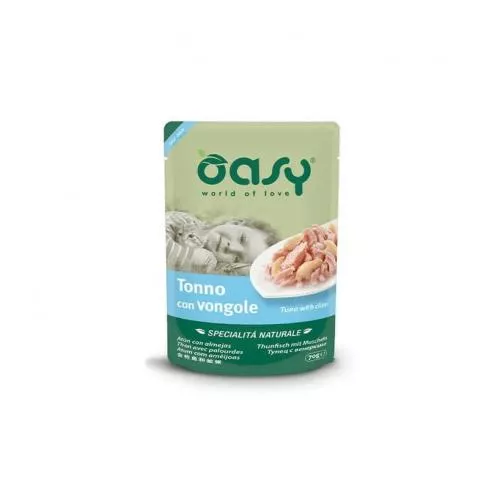 Oasy Cat Alutasak Natural Tuna & Clam 70g