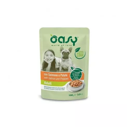 Oasy Dog Konzerv OP Adult Small/Mini Salmon 200g