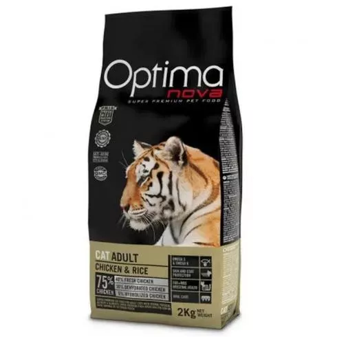 Visán Optimanova Cat Adult Chicken & Rice 8kg