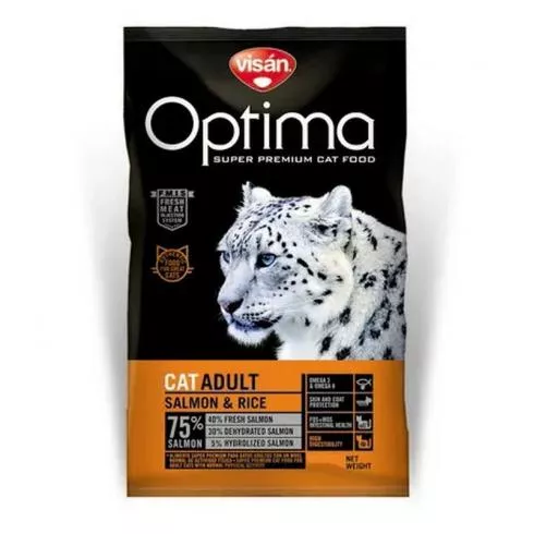 Visán Optimanova Cat Adult Salmon & Rice 8kg