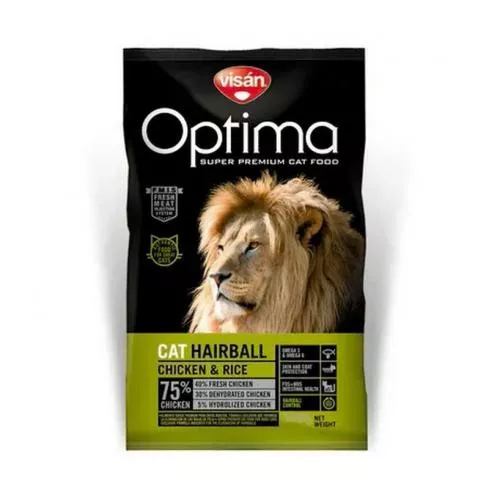 Visán Optimanova Cat Hairball 2kg