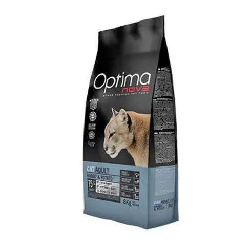 Visán Optimanova Cat Adult Rabbit & Potato Grain Free 8kg