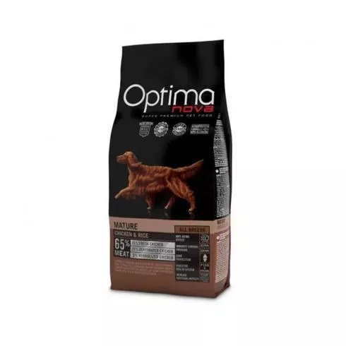 Visán Optimanova Mature Chicken/Rice száraz kutyatáp csirke, rizs 2kg