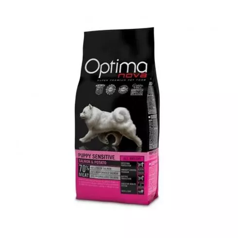 Visán Optimanova Dog Puppy Sensitive Salmon & Potato 0,8 kg