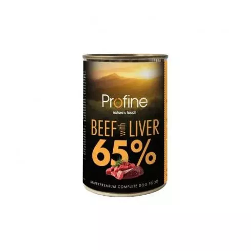 Profine Dog 65% konzerv - marha & marhamáj 400g