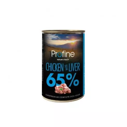 Profine Dog 65% konzerv - csirke & máj 400g