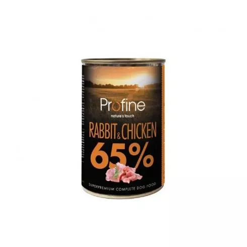 Profine Dog 65% konzerv - nyúl & csirke 400g