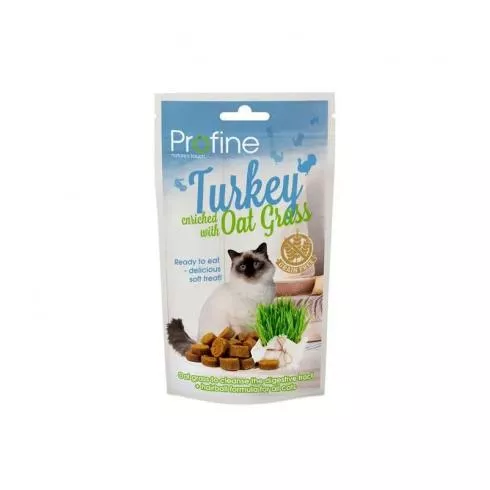 Profine Cat Semi Moist Turkey & Oat Grass 50g