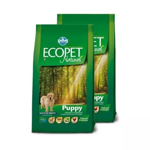 Ecopet Natural Puppy 2x2,5kg