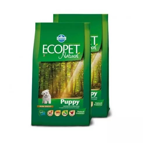 Ecopet Natural Puppy Mini 2x2,5kg