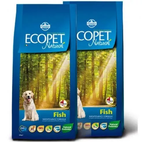 Ecopet Natural Fish Maxi 2X14kg