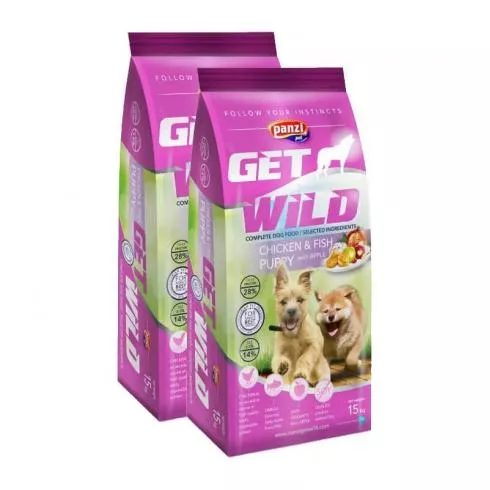 Panzi Getwild Puppy Chicken & Fish 2x15kg