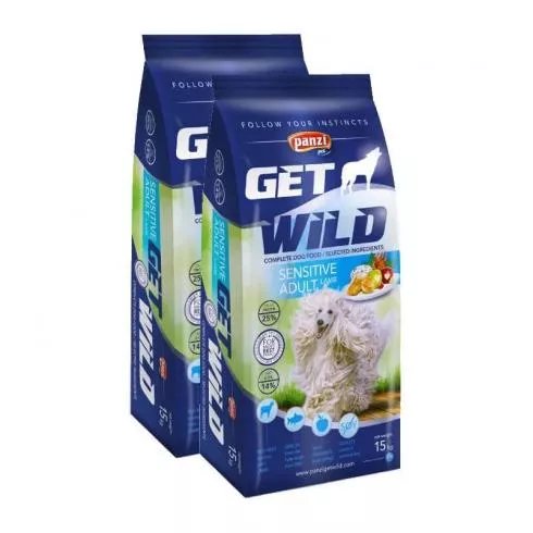 Panzi Getwild Adult Sensitive Lamb 2x15kg