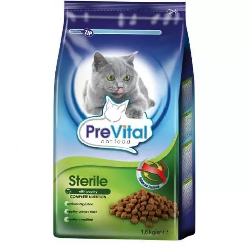 Prevital Száraz Macska Steril 1,6kg