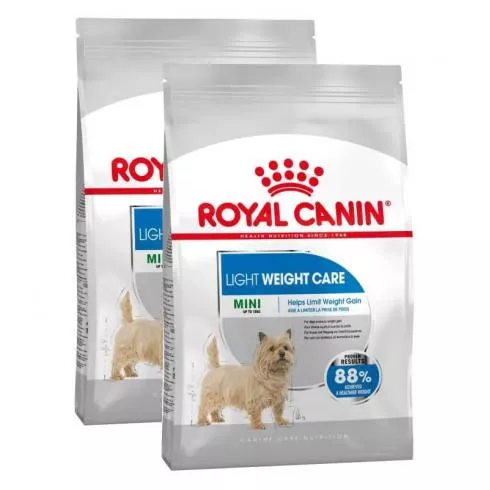 Royal Canin Mini Light Weight Care 2x8kg-száraz táp hízásra hajlamos felnőtt kutyáknak