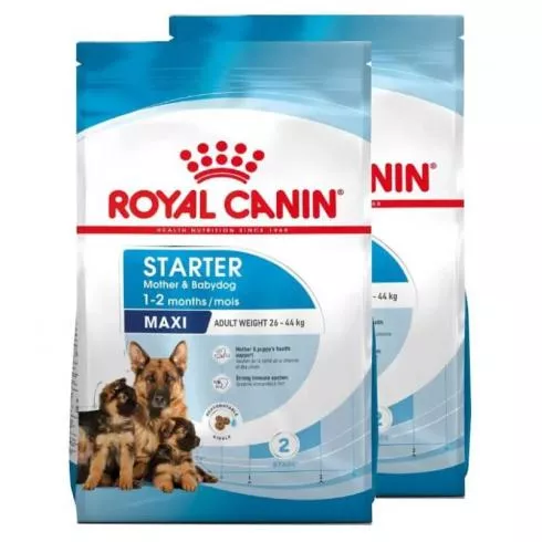 Royal Canin Maxi Starter 2x1kg- nagy testű kölyök és vemhes kutya száraz táp