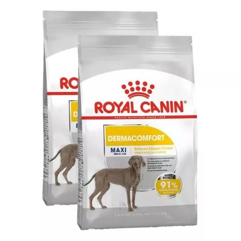 Royal Canin Maxi Dermacomfort 2x12kg-száraz táp bőrirritációra hajlamos felnőtt kutyáknak