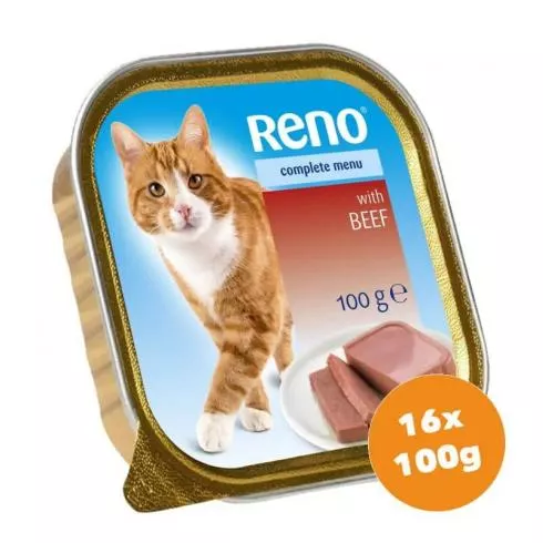 Reno alutálka Macska marha 16x100g