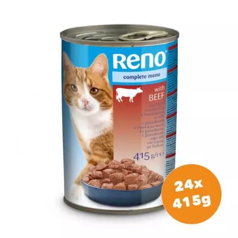 Reno konzerv Macska marha 24x415gr