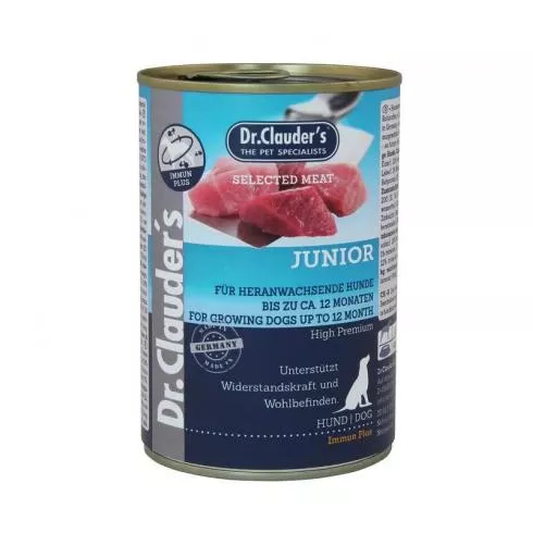 DrClauders Dog Selected Meat Junior konzerv 400g