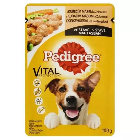 Pedigree Alutasakos Csirke-Zöldség 100g